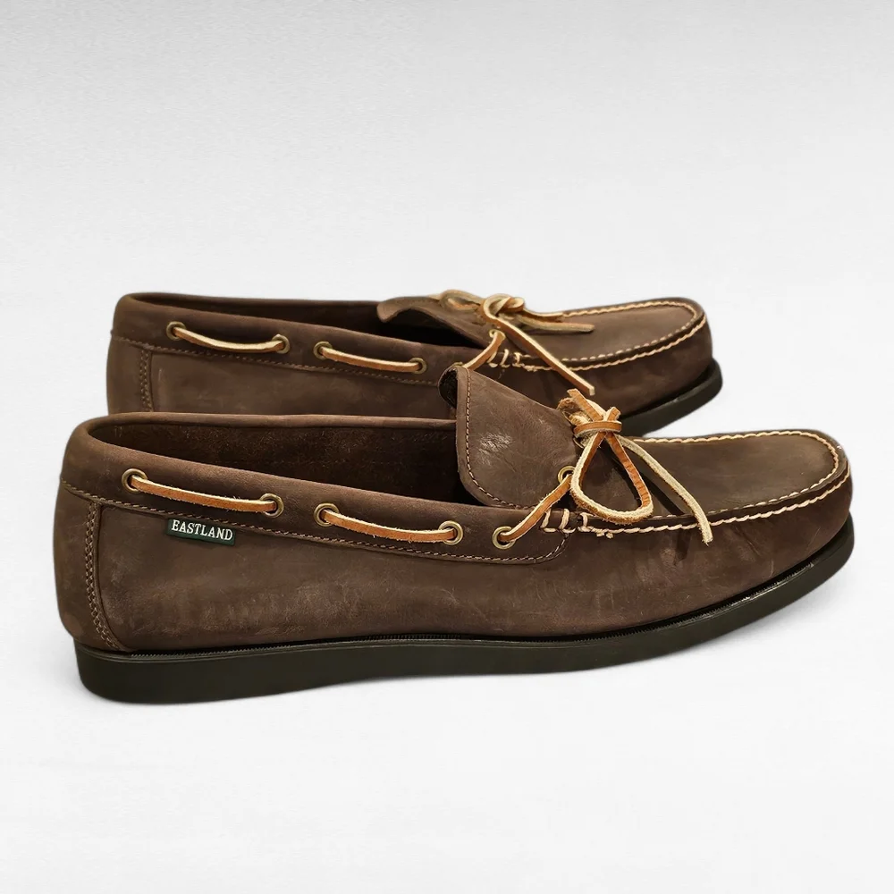 Eastland Yarmouth Men's Leather Boat Shoes 7766-17D Size 15D